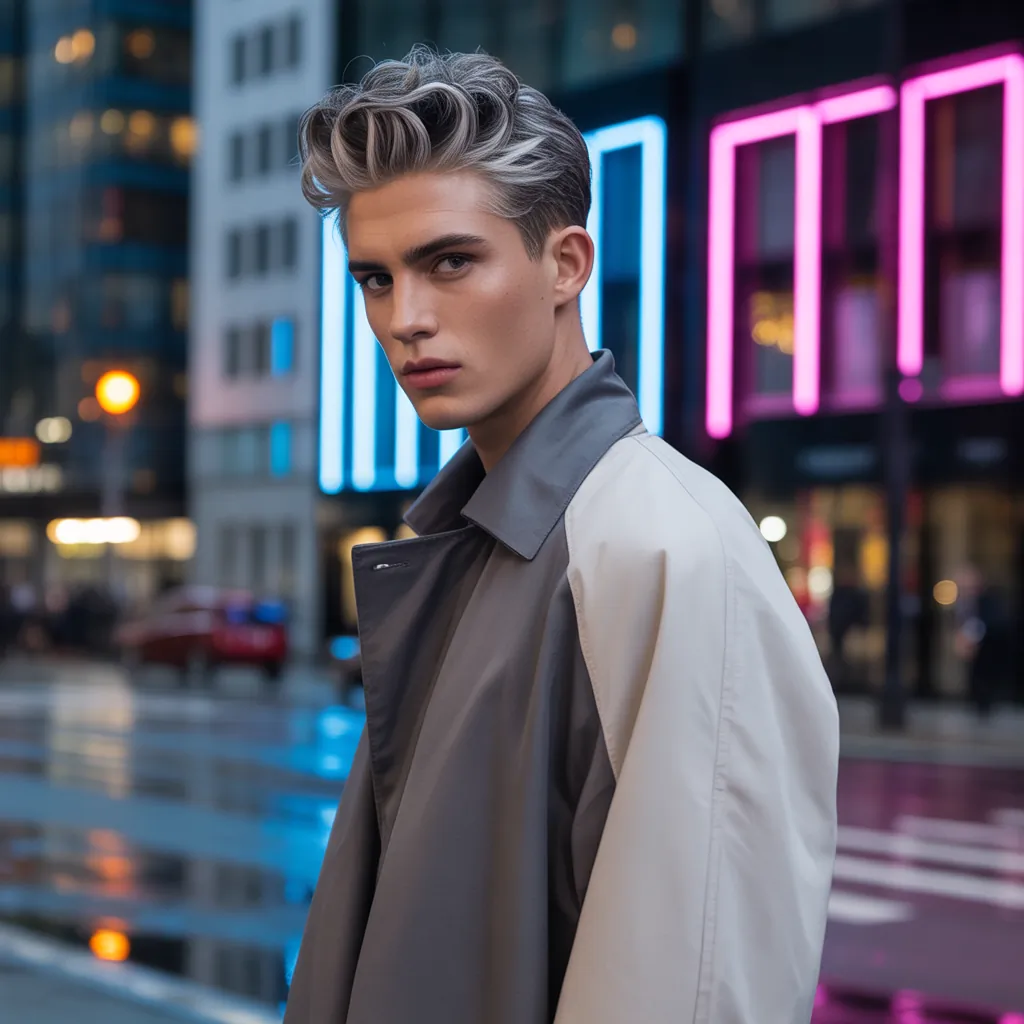 grey blonde hair ashy highlights