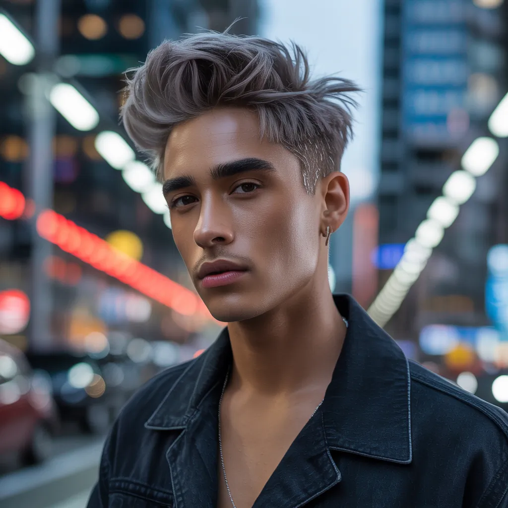 grey blonde hair ashy highlights