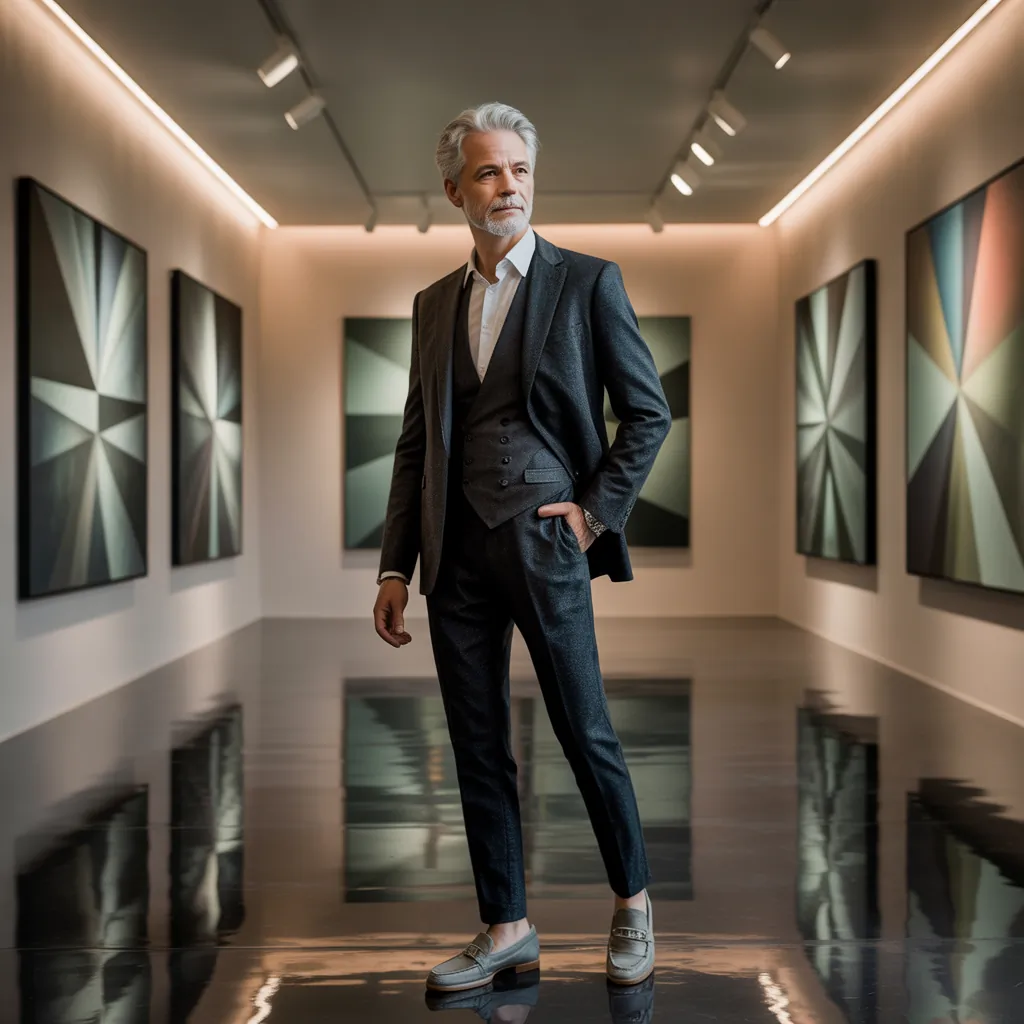 grey hair men over 50 styles