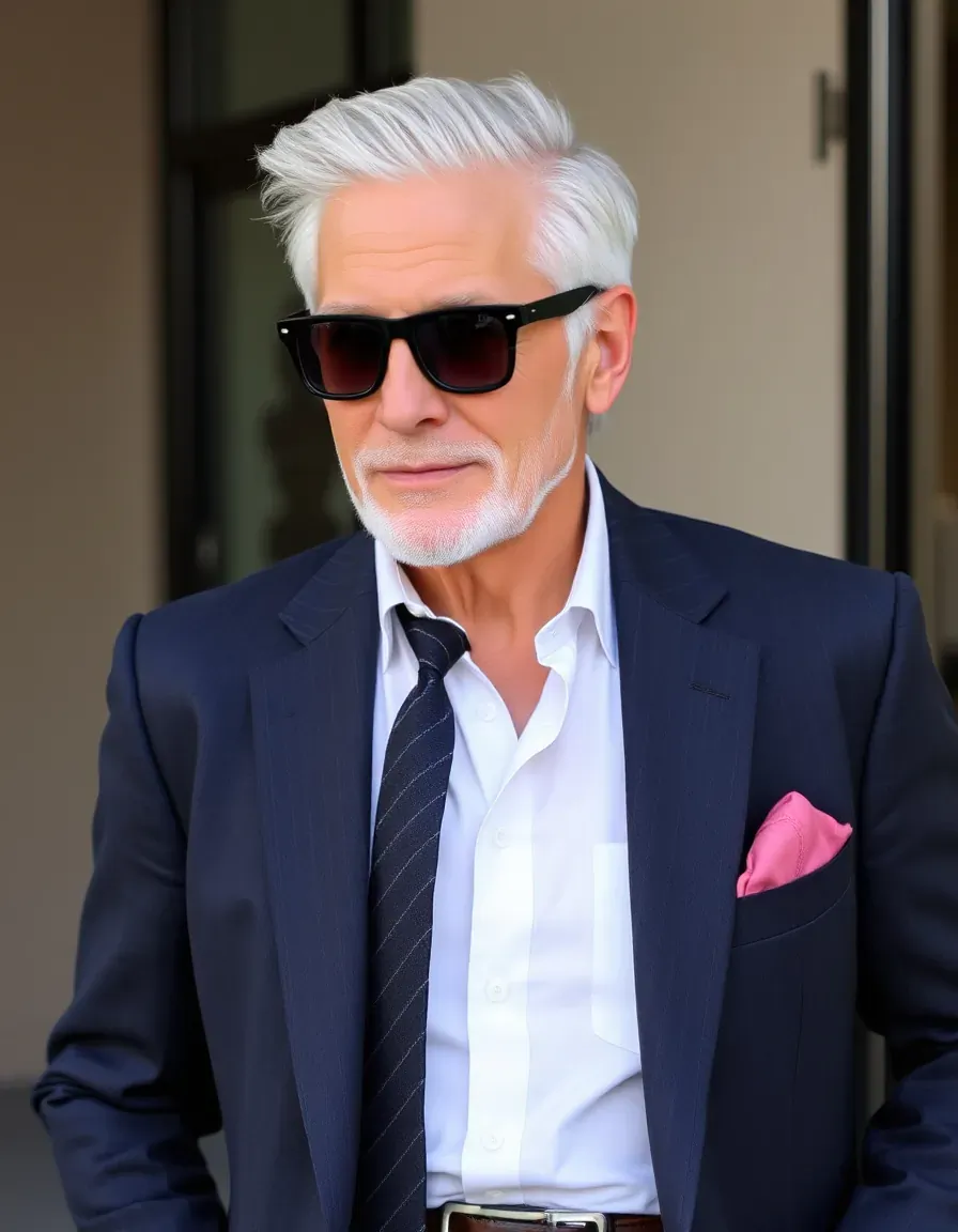 grey hair men over 50 styles