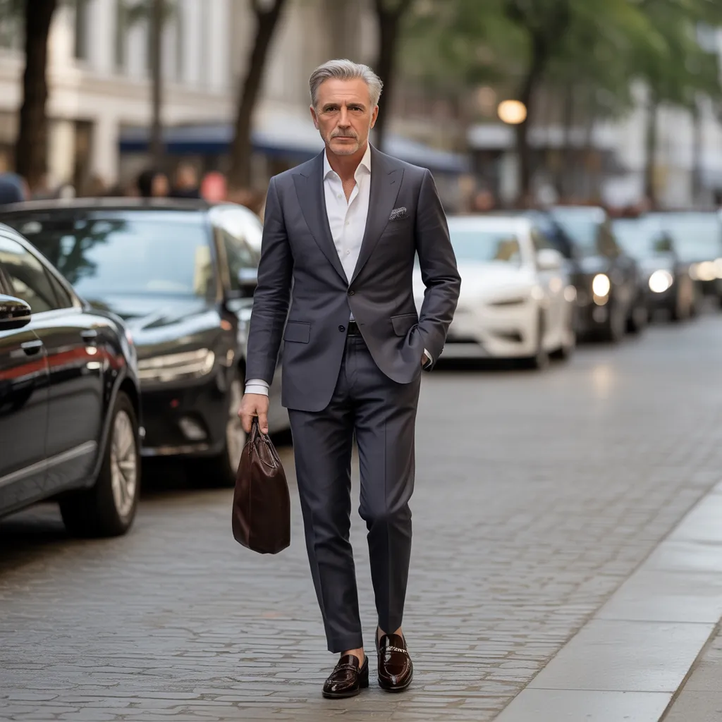 grey hair men over 50 styles