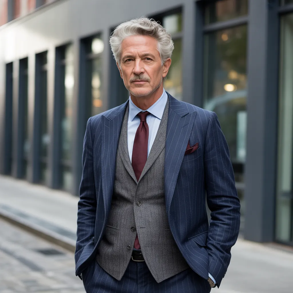 grey hair men over 50 styles
