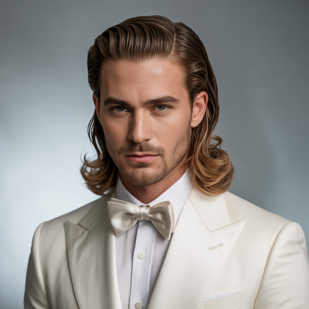 grooms hairstyles for long hair