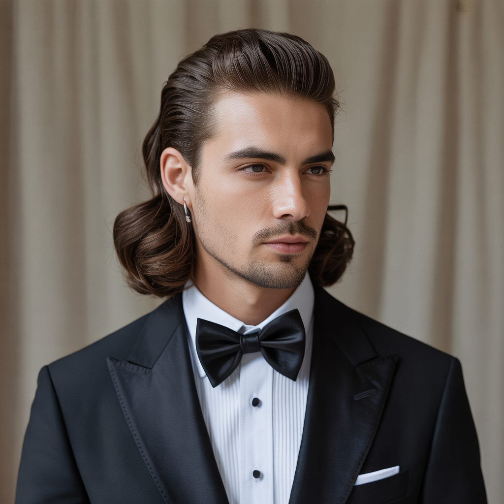 grooms hairstyles for long hair