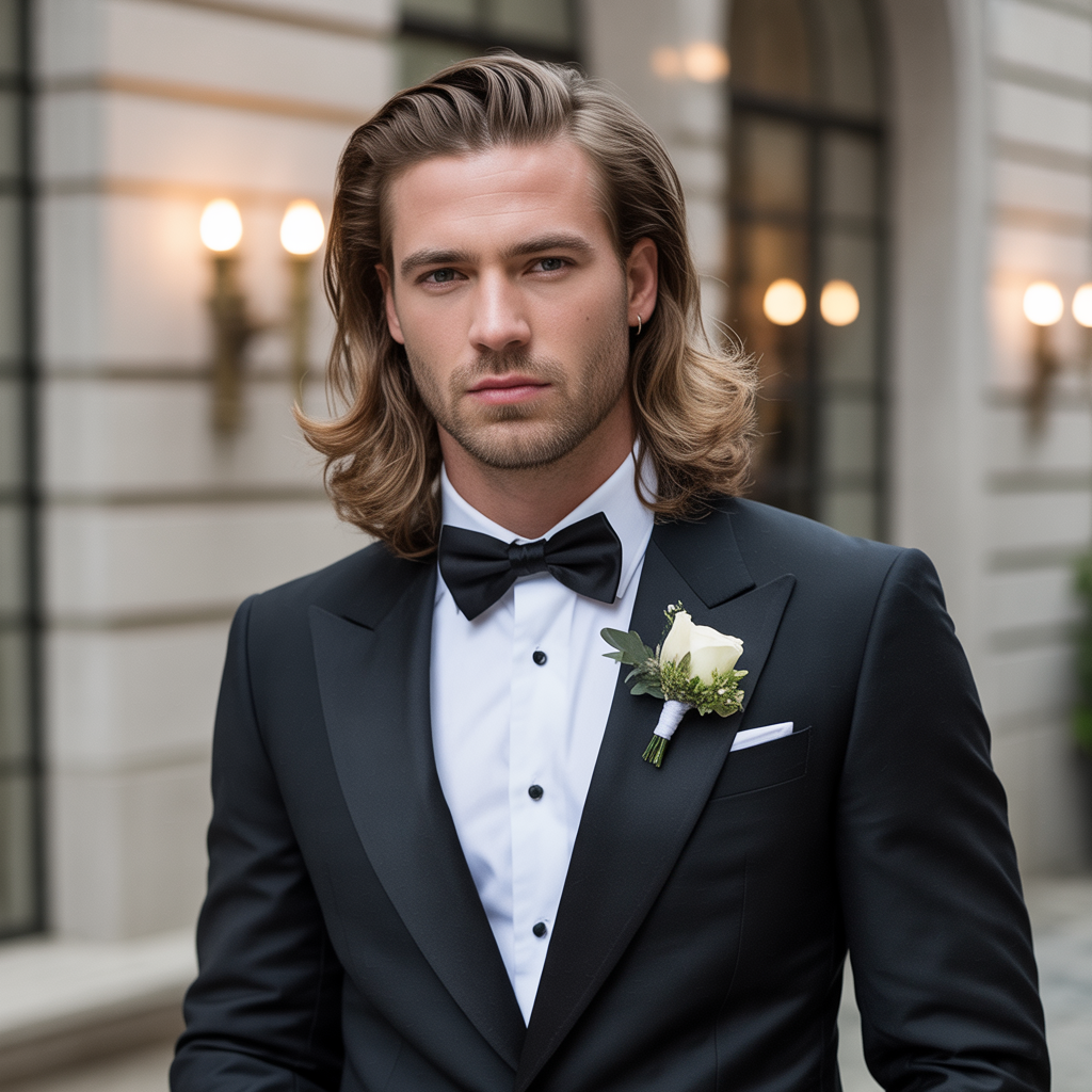 grooms hairstyles for long hair