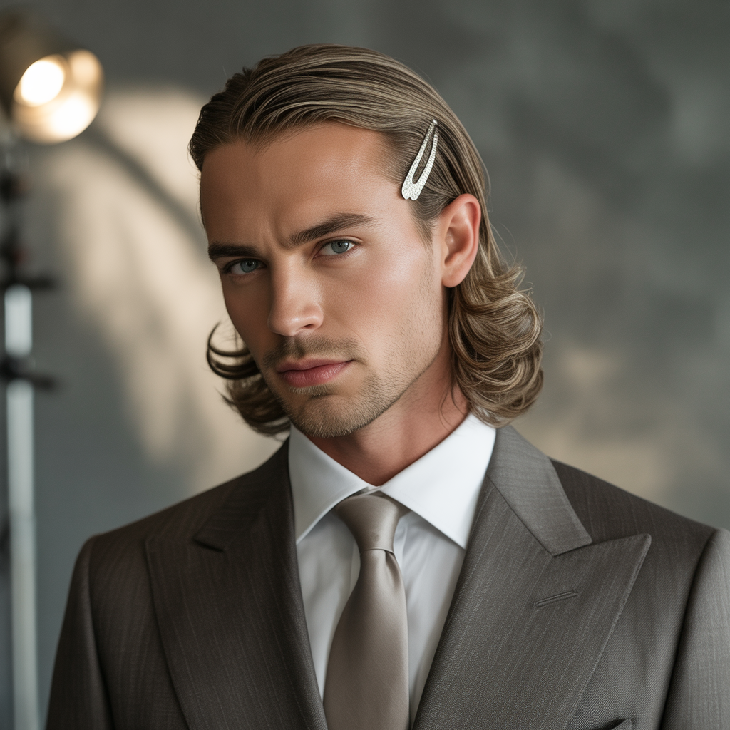 grooms hairstyles for long hair