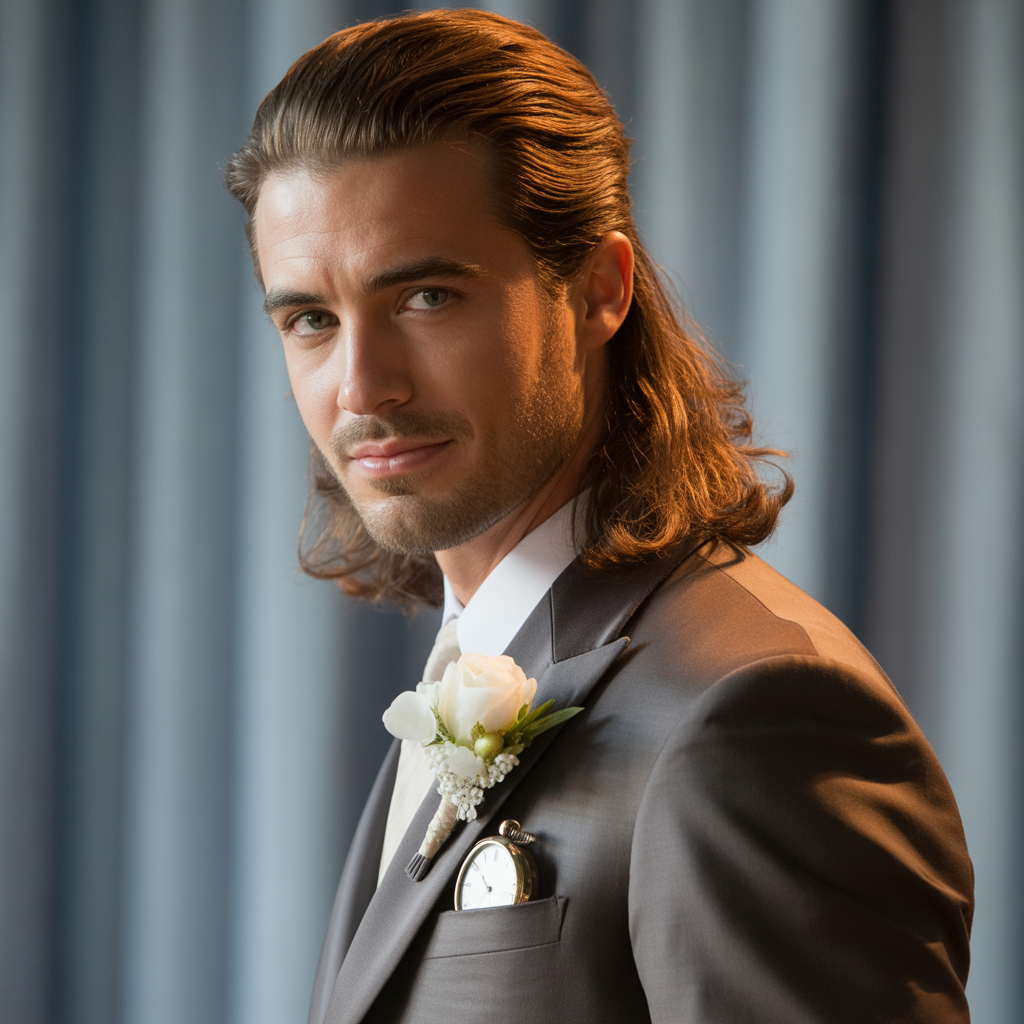 grooms hairstyles for long hair