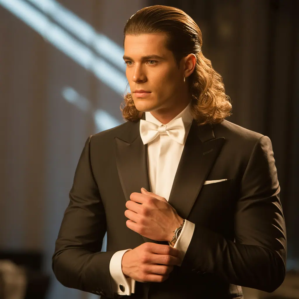 grooms hairstyles for long hair