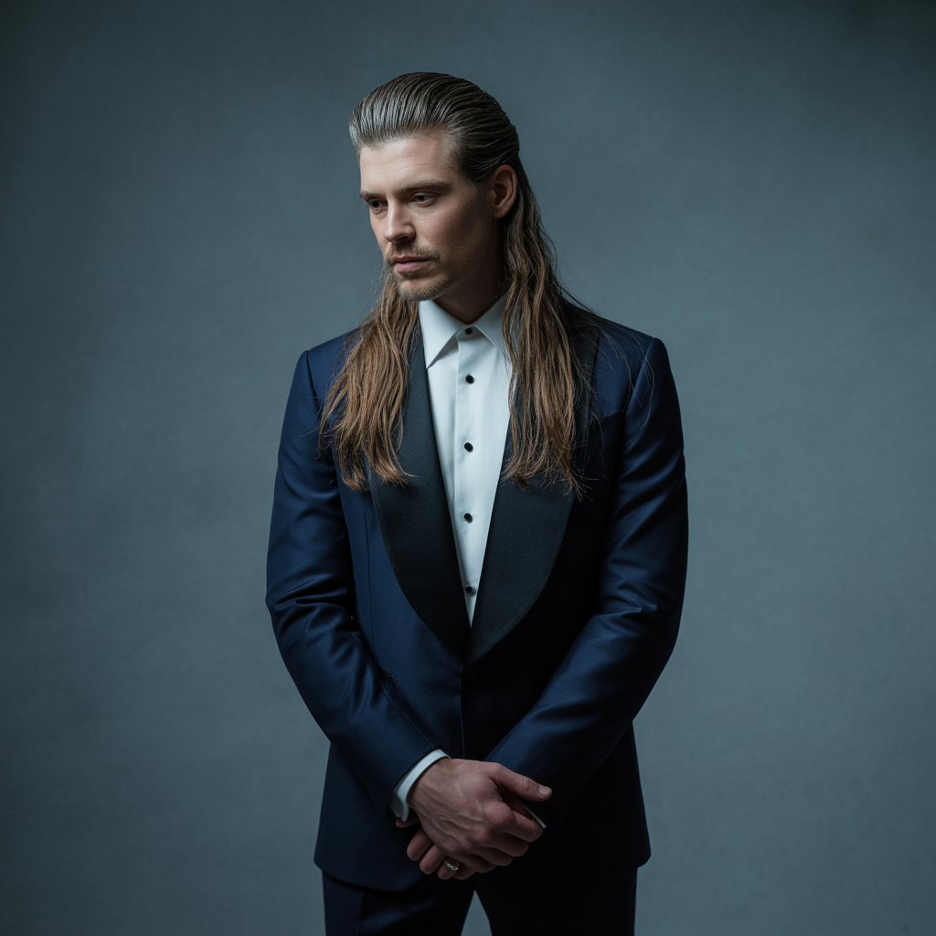 grooms hairstyles for long hair