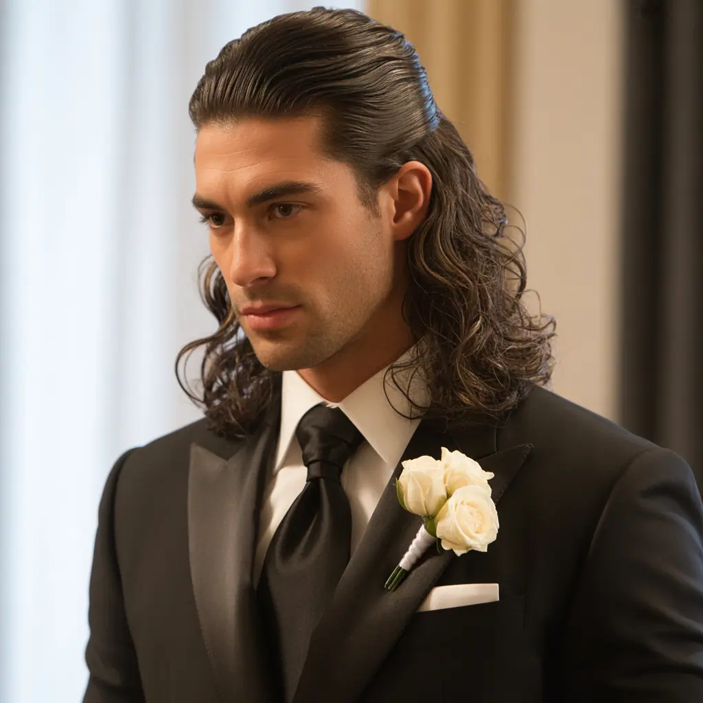 grooms hairstyles for long hair