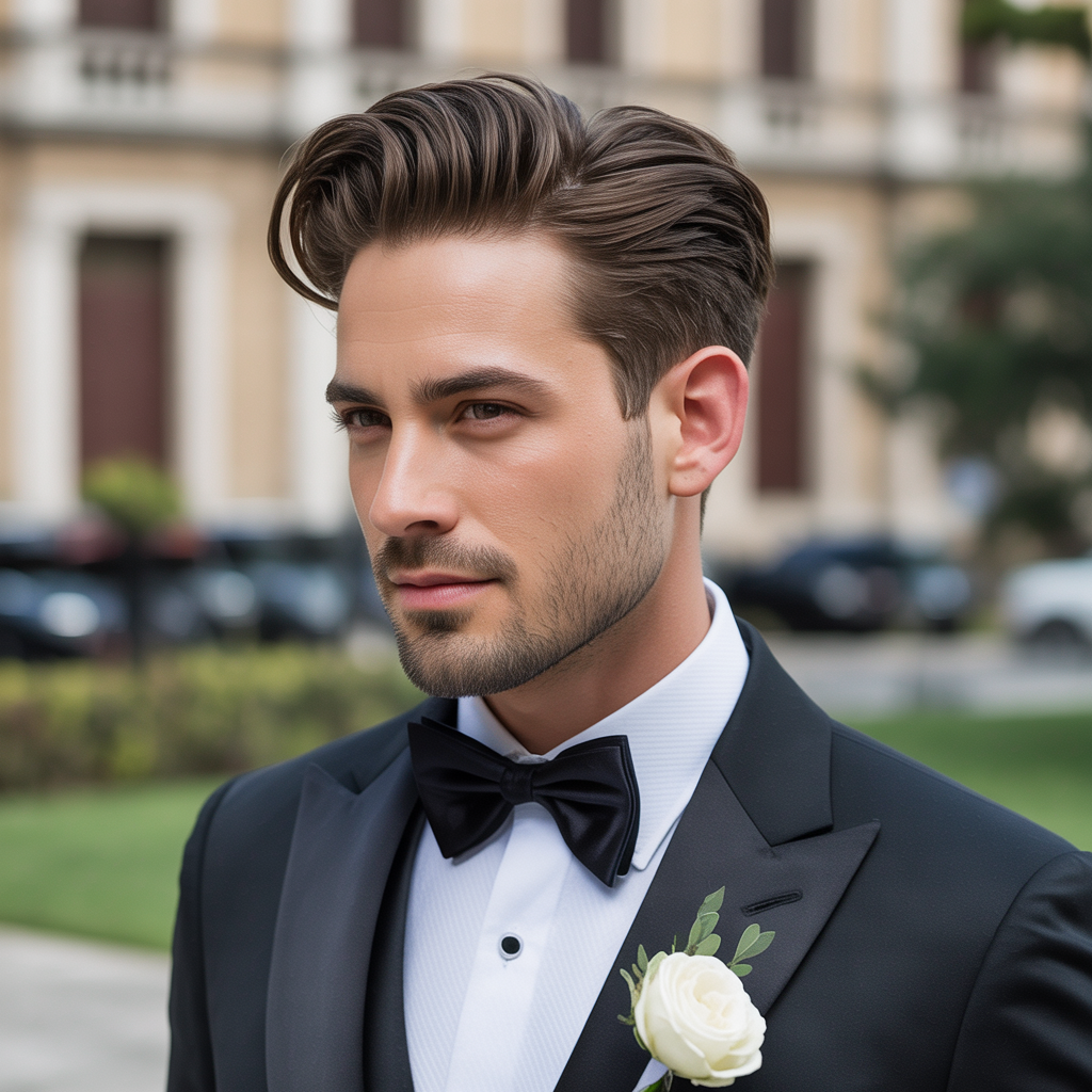 grooms hairstyles for wedding
