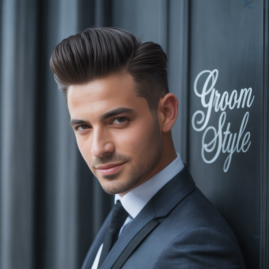 grooms hairstyles for wedding