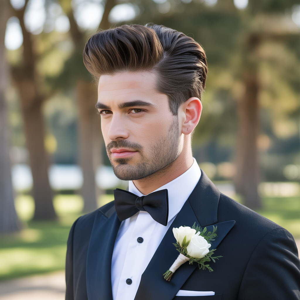grooms hairstyles for wedding