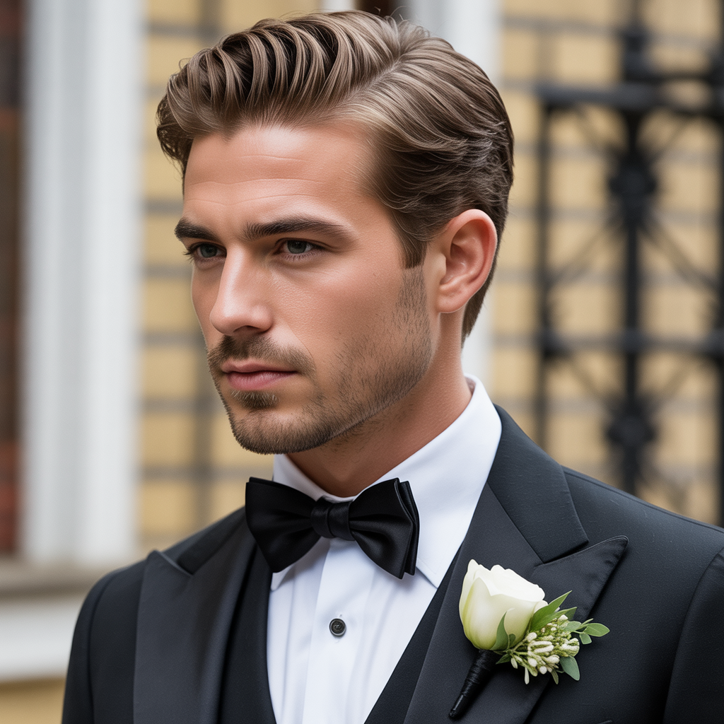 grooms hairstyles for wedding