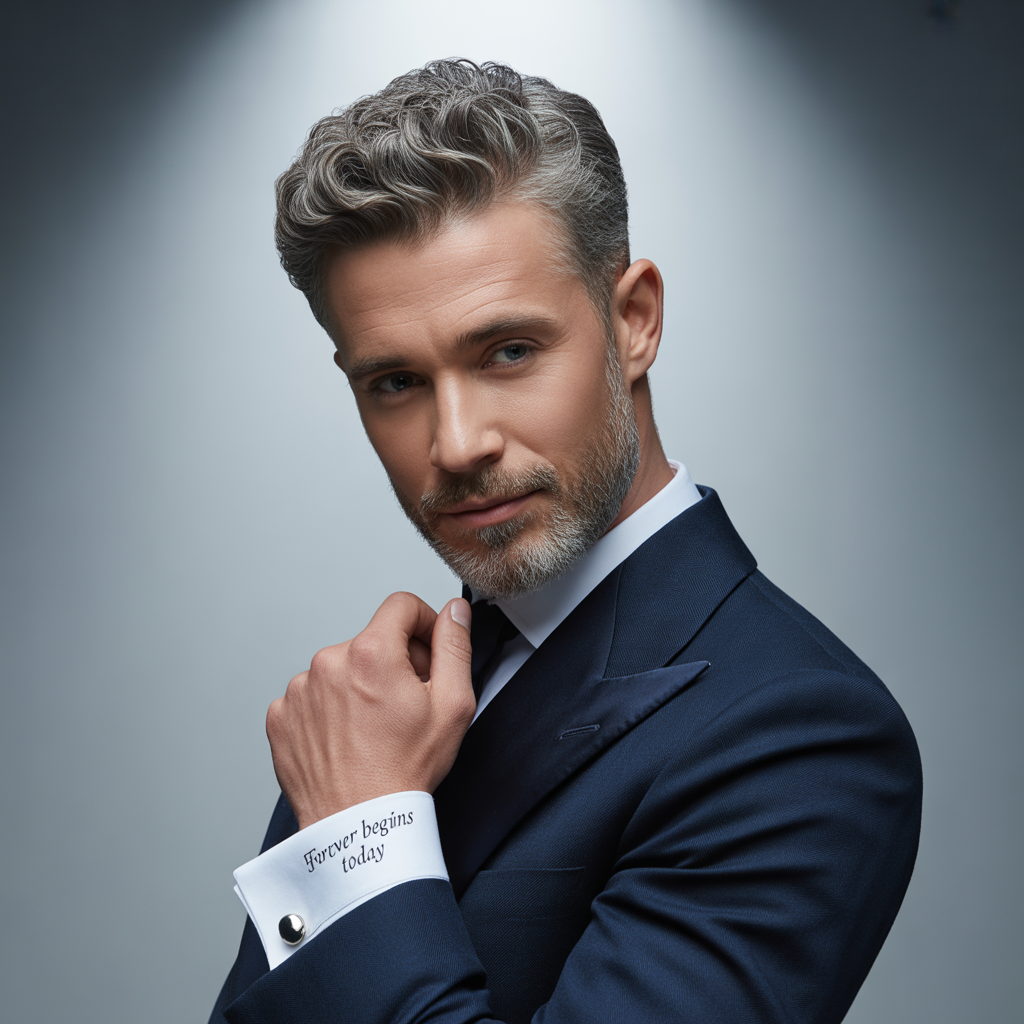 grooms hairstyles with beard