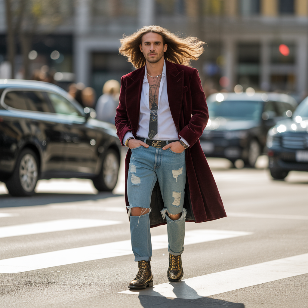 grow long hair men