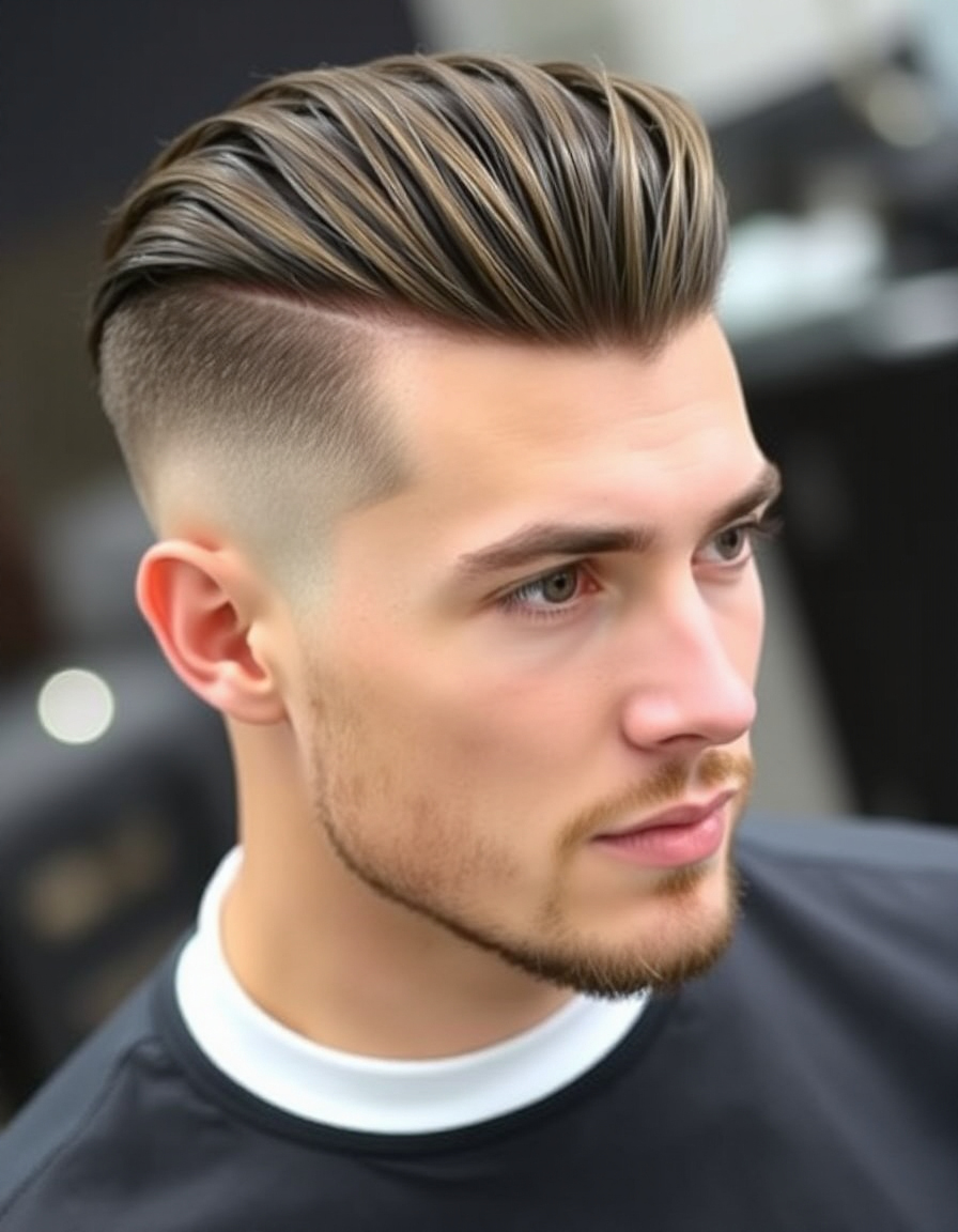 hair design for men to make a statement