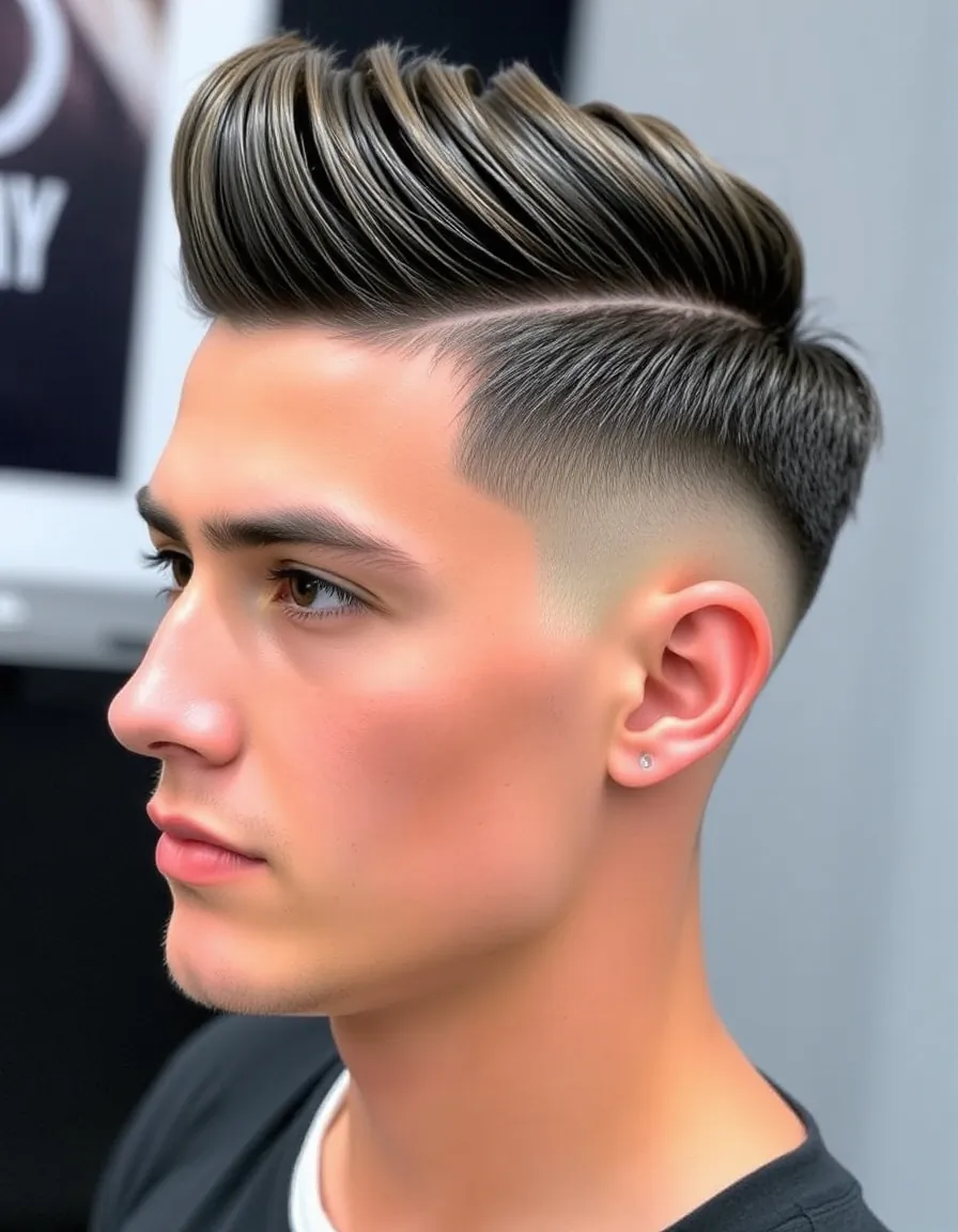 hair design for men to make a statement