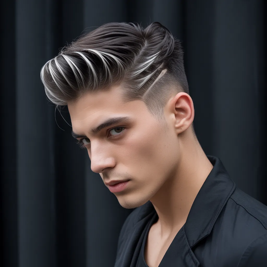 hair design for men to make a statement
