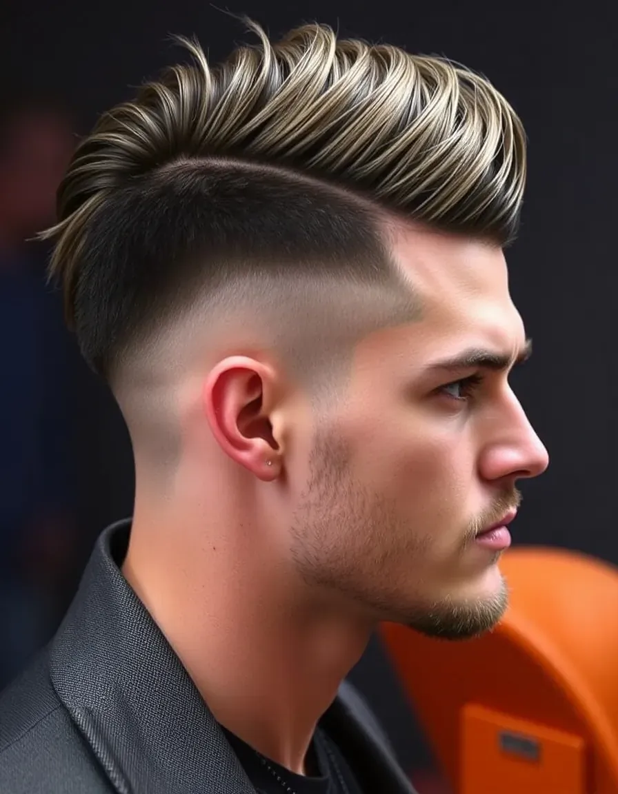 hair design for men to make a statement