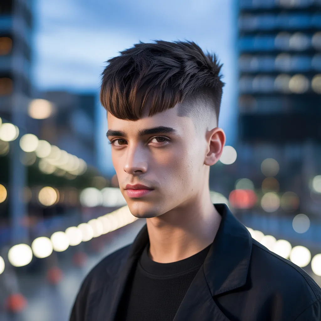 hair design for men to make a statement