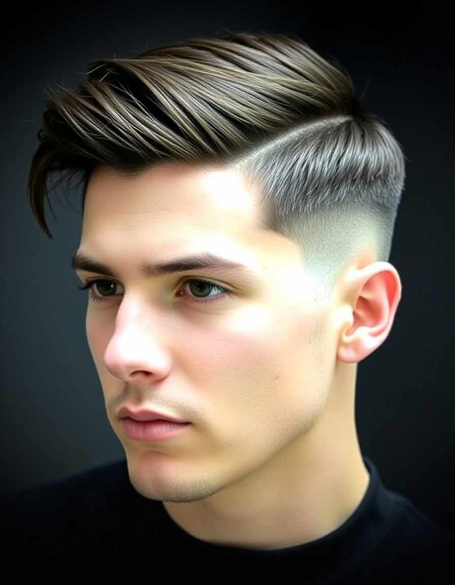 hair design for men to make a statement