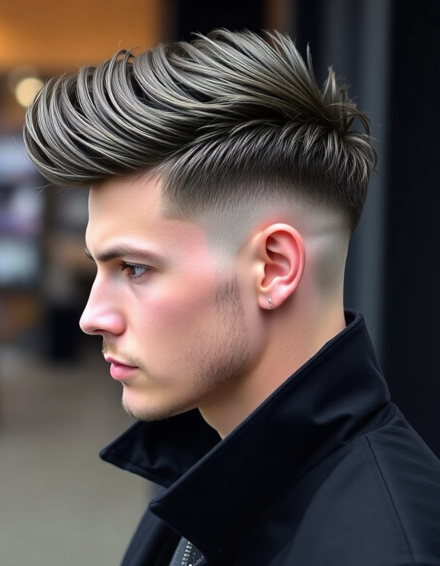 hair design for men to make a statement