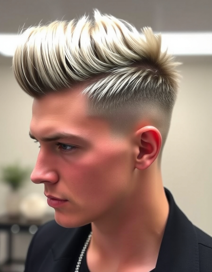 hair design for men to make a statement