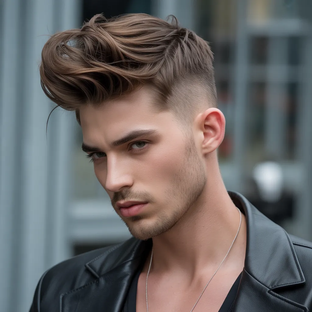 hair design for men to make a statement