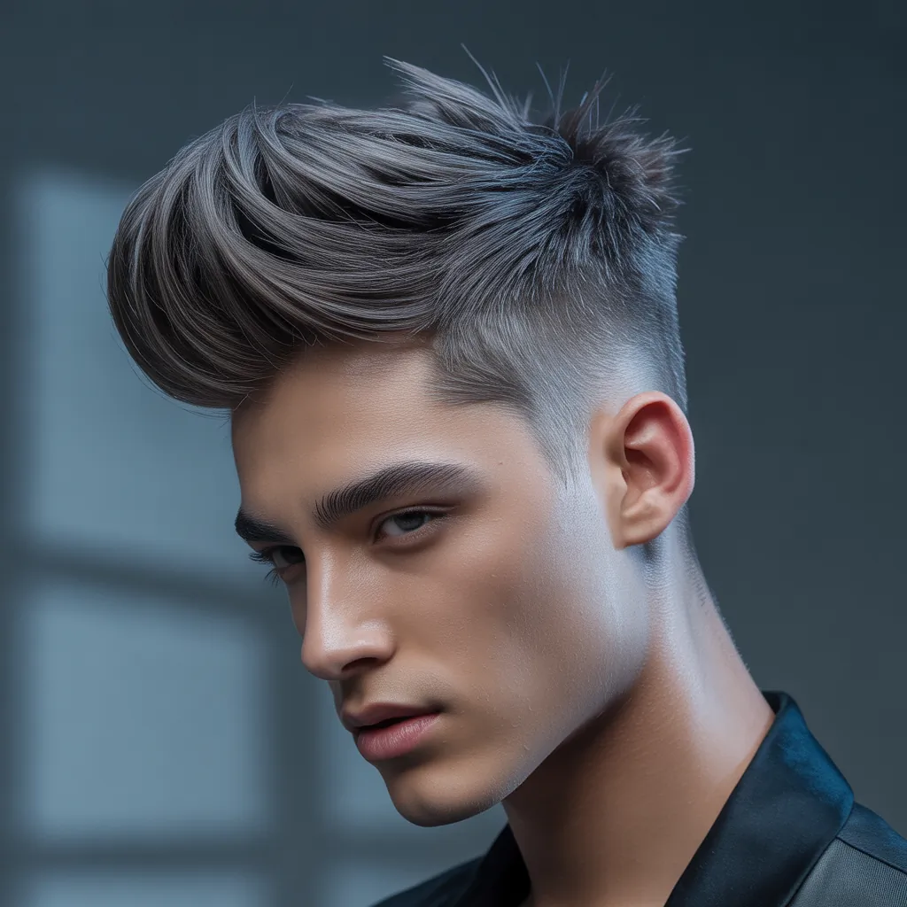 hair design for men to make a statement