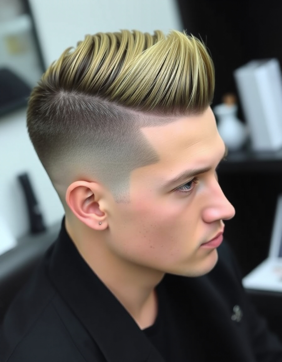 hair design for men to make a statement