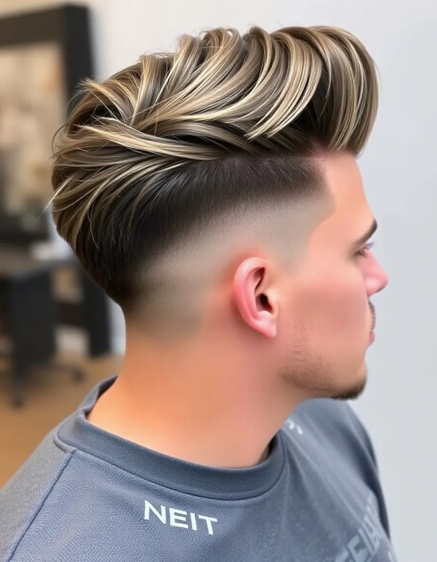 hair design for men to make a statement