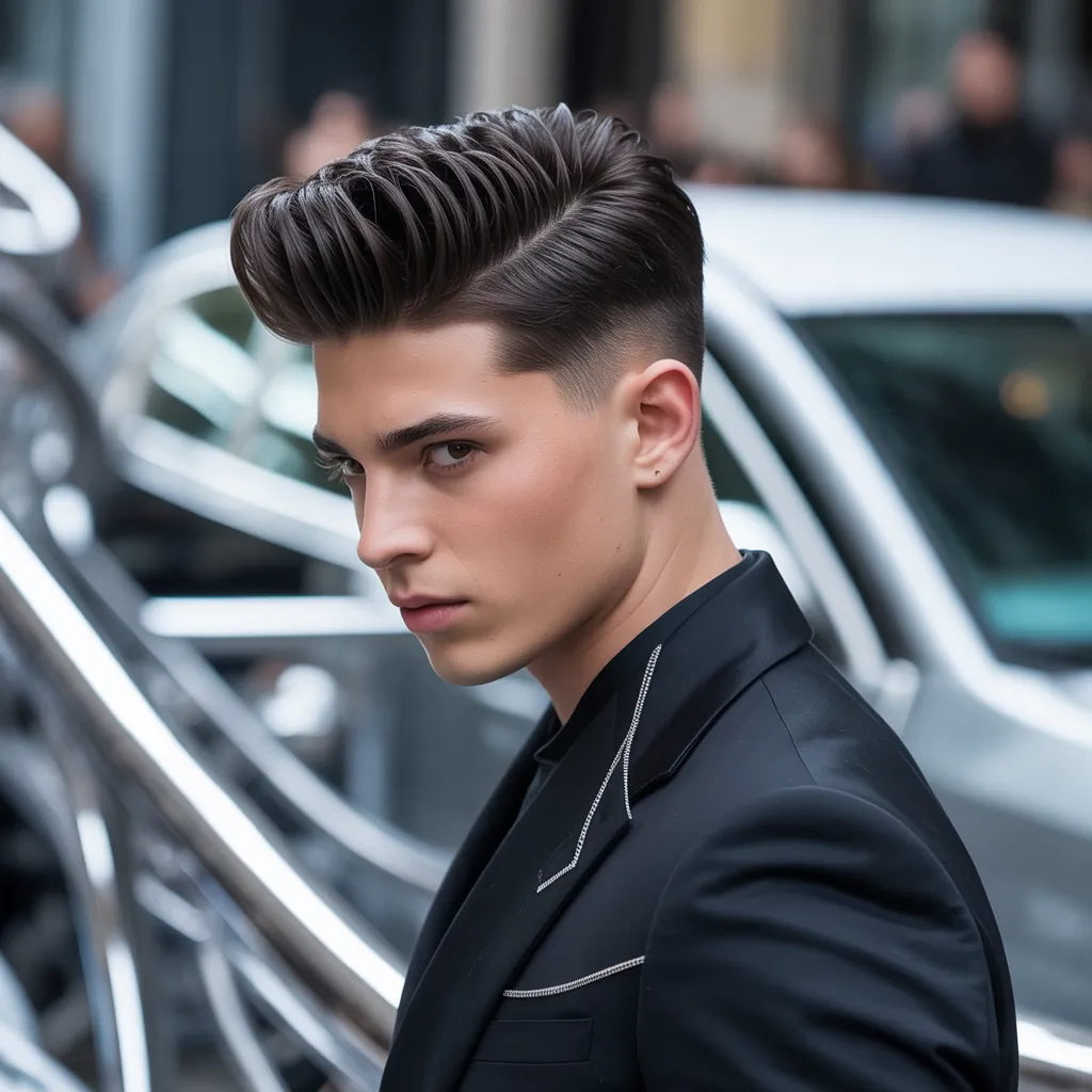 hair design for men to make a statement