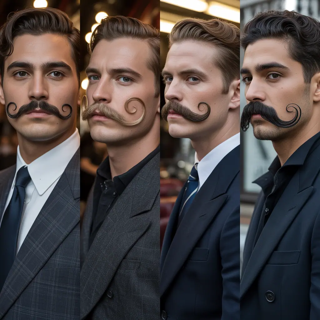 handlebar mustache styles