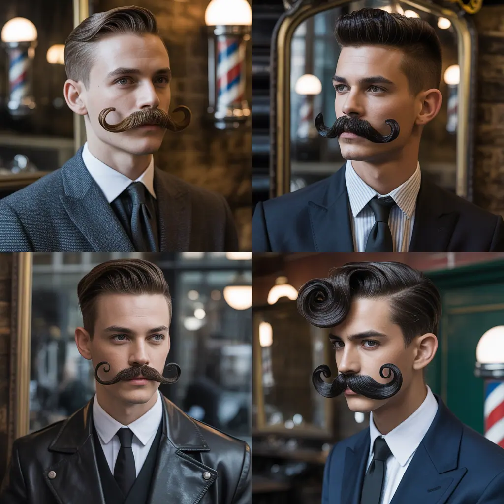 handlebar mustache styles