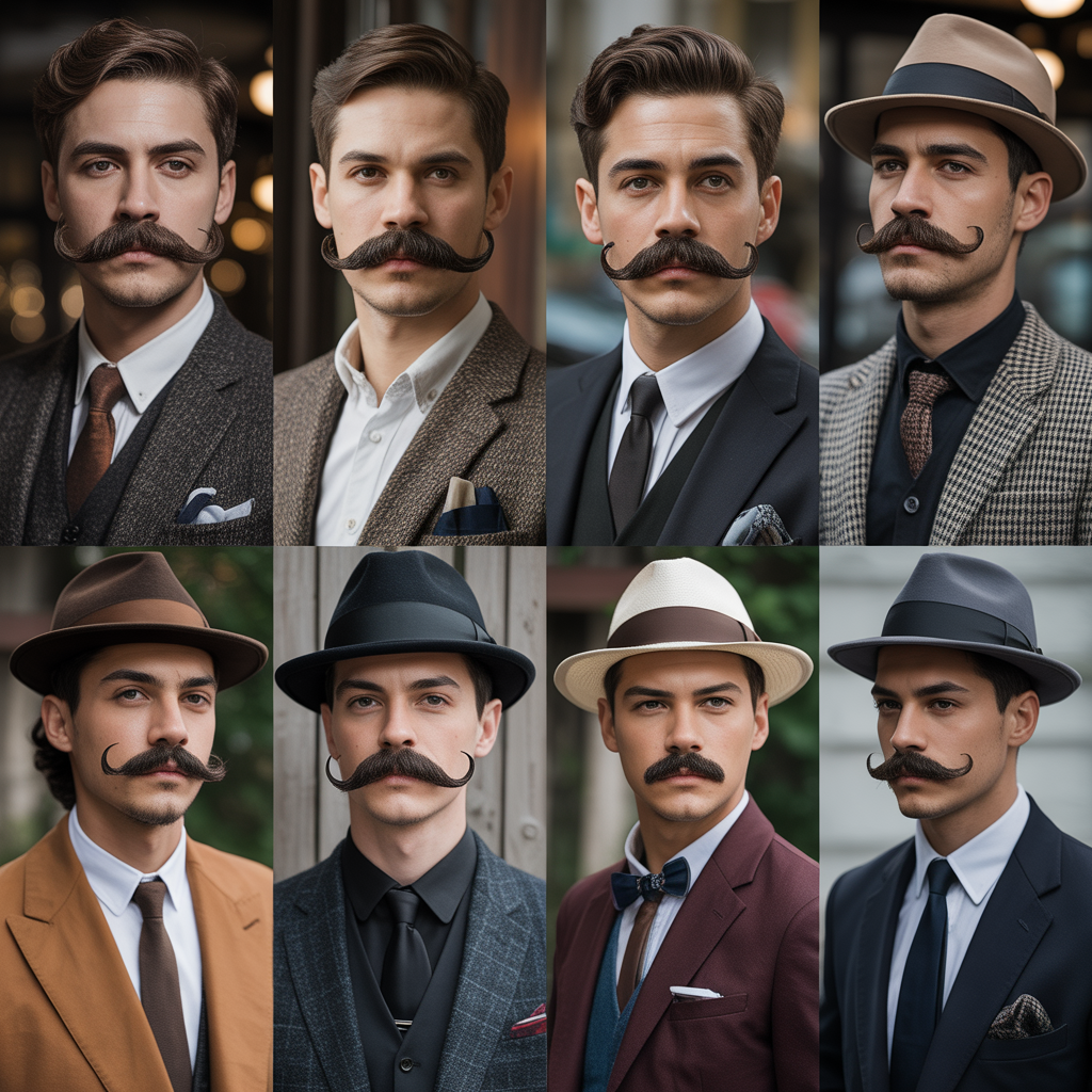 handlebar mustache styles