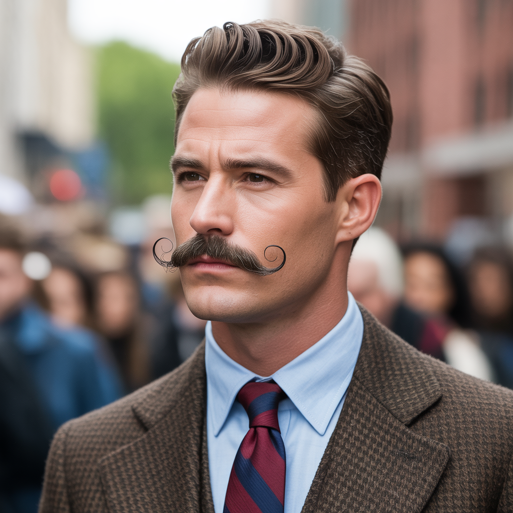 handlebar mustache styles