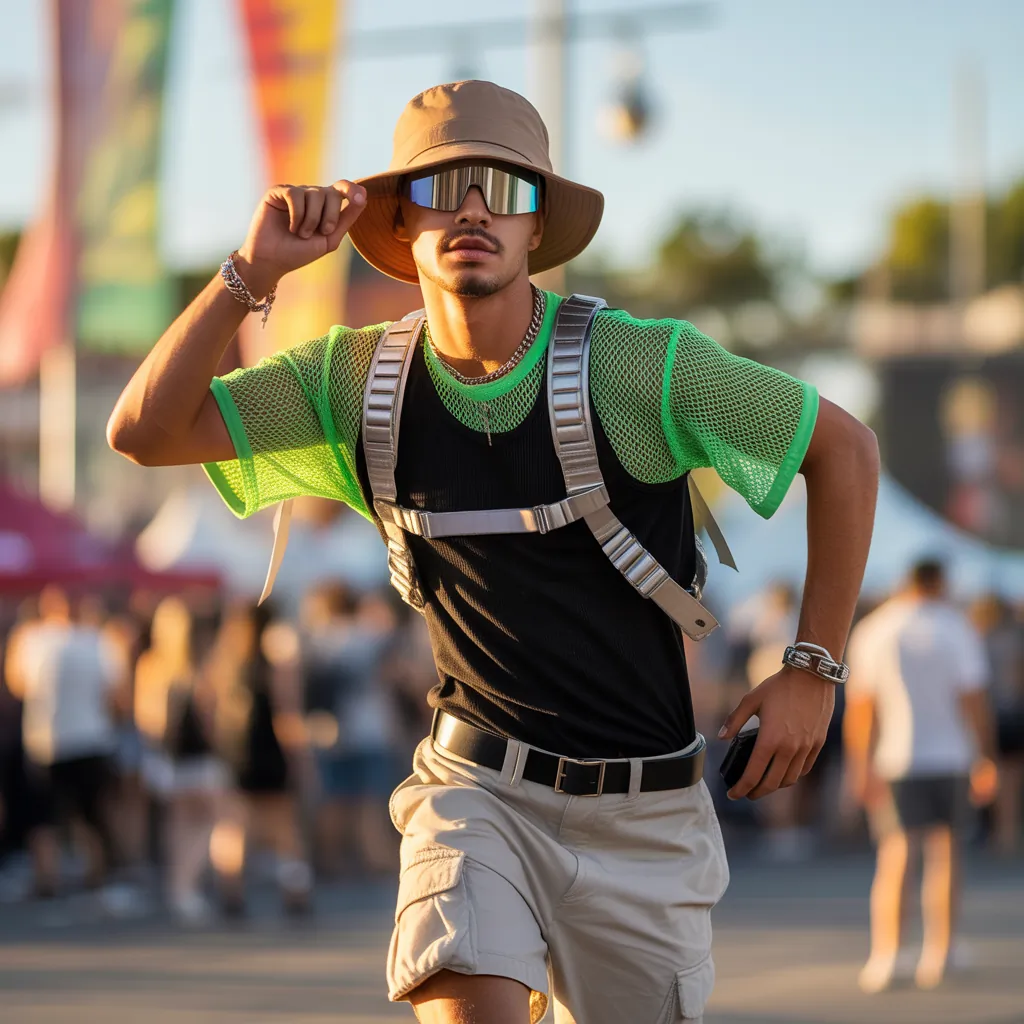 hard summer festival outfit