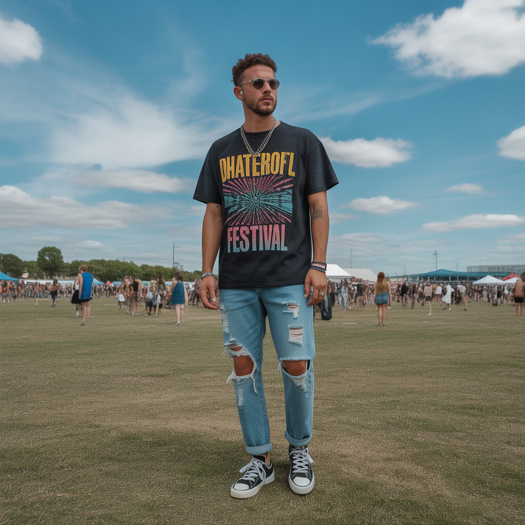 hard summer festival outfit