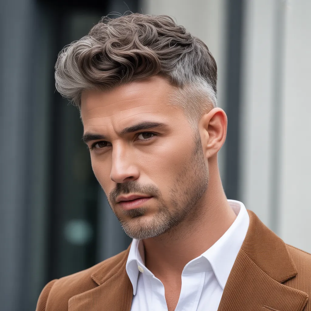 highlights to cover gray hair brunettes