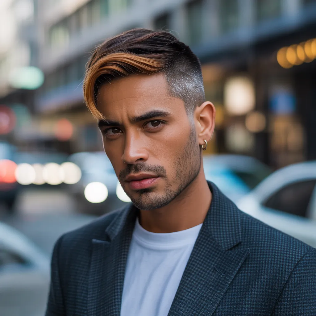 highlights to cover gray hair brunettes