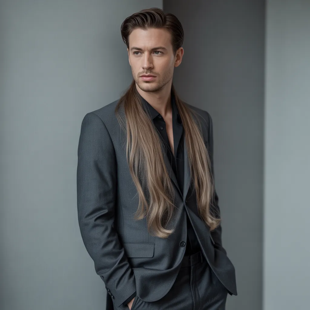 highlights to cover gray hair brunettes