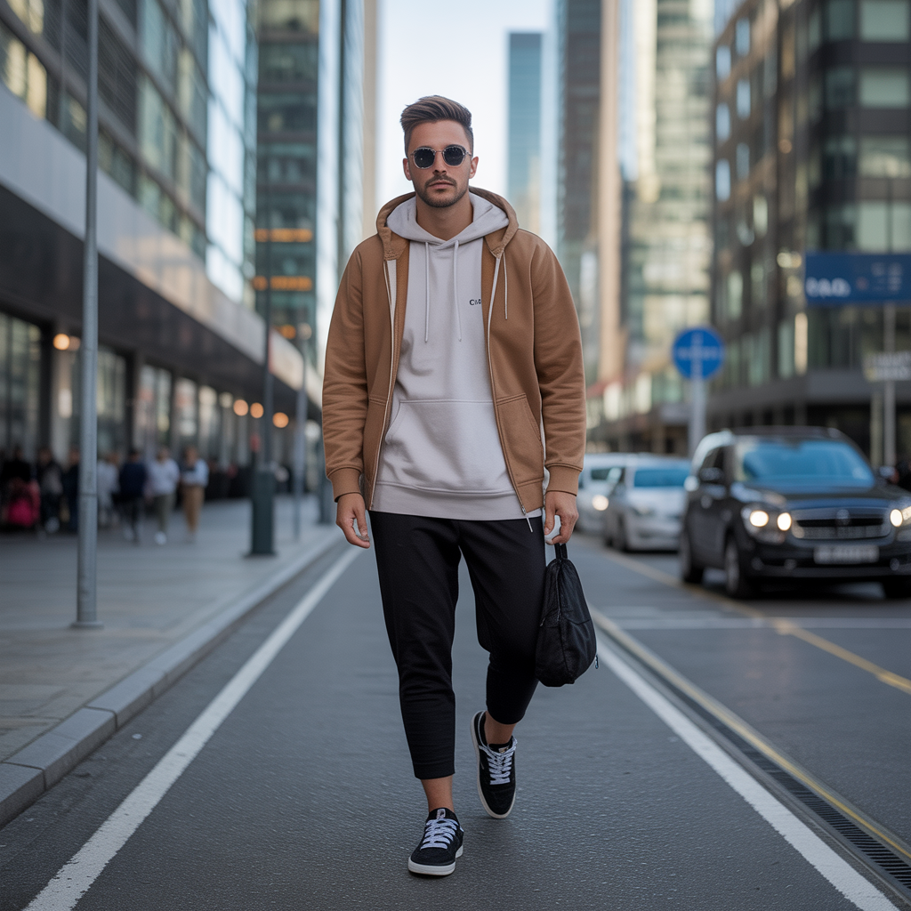 hoodie outfit men