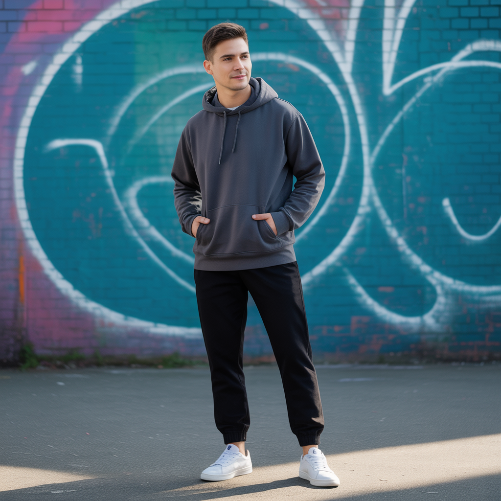 hoodie outfit men