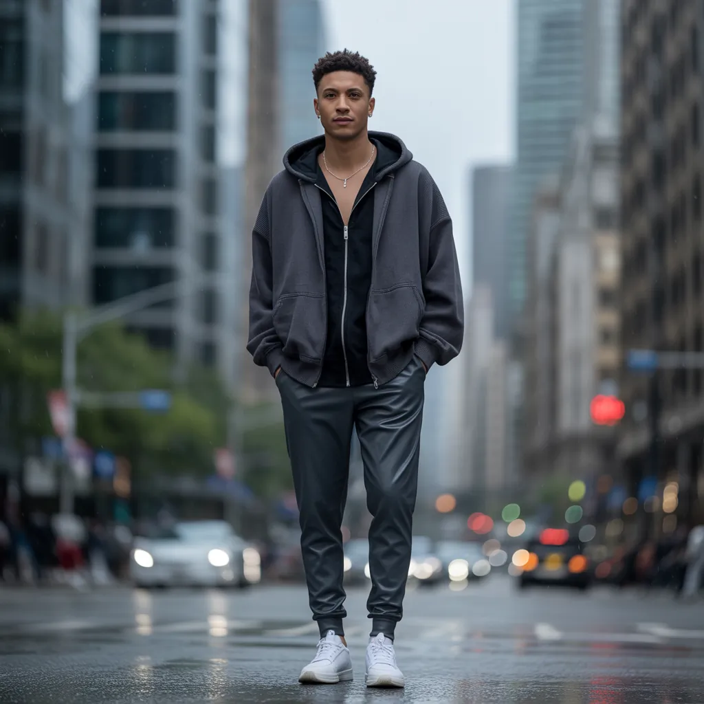 hoodie outfit men