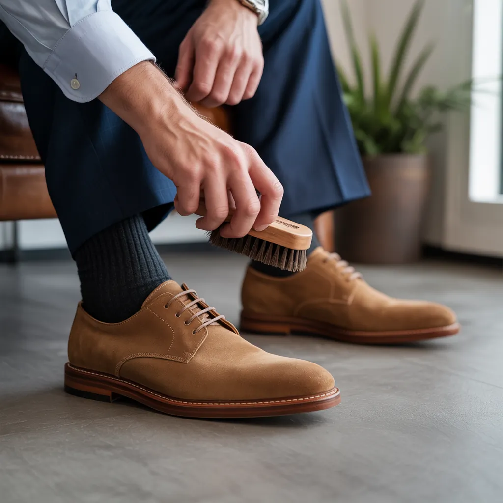 how to clean suede shoes