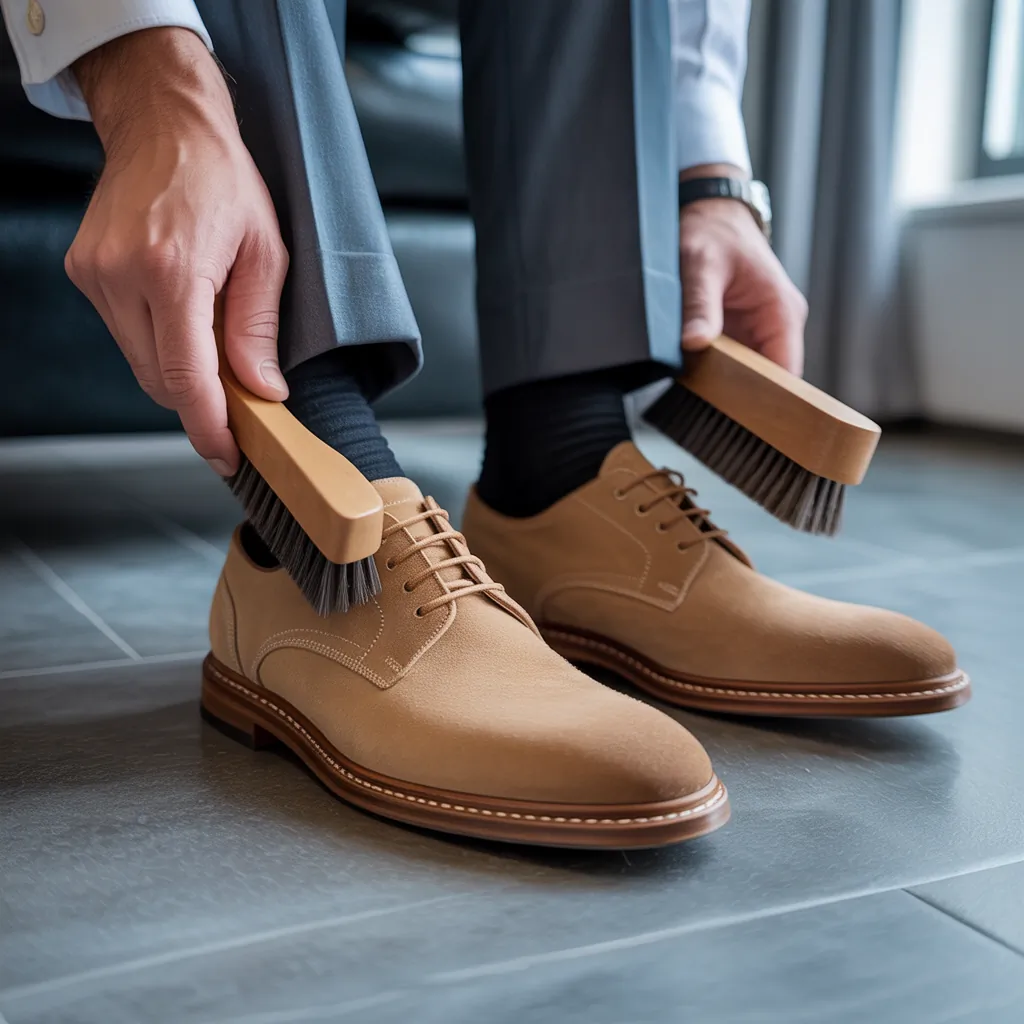 how to clean suede shoes