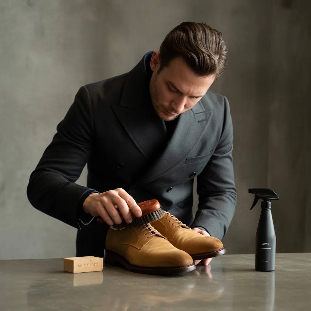 how to clean suede shoes