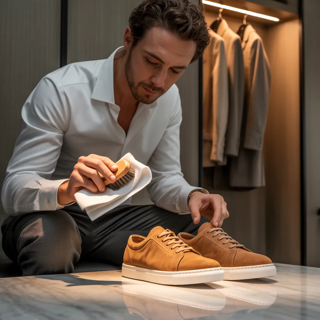 how to clean suede shoes
