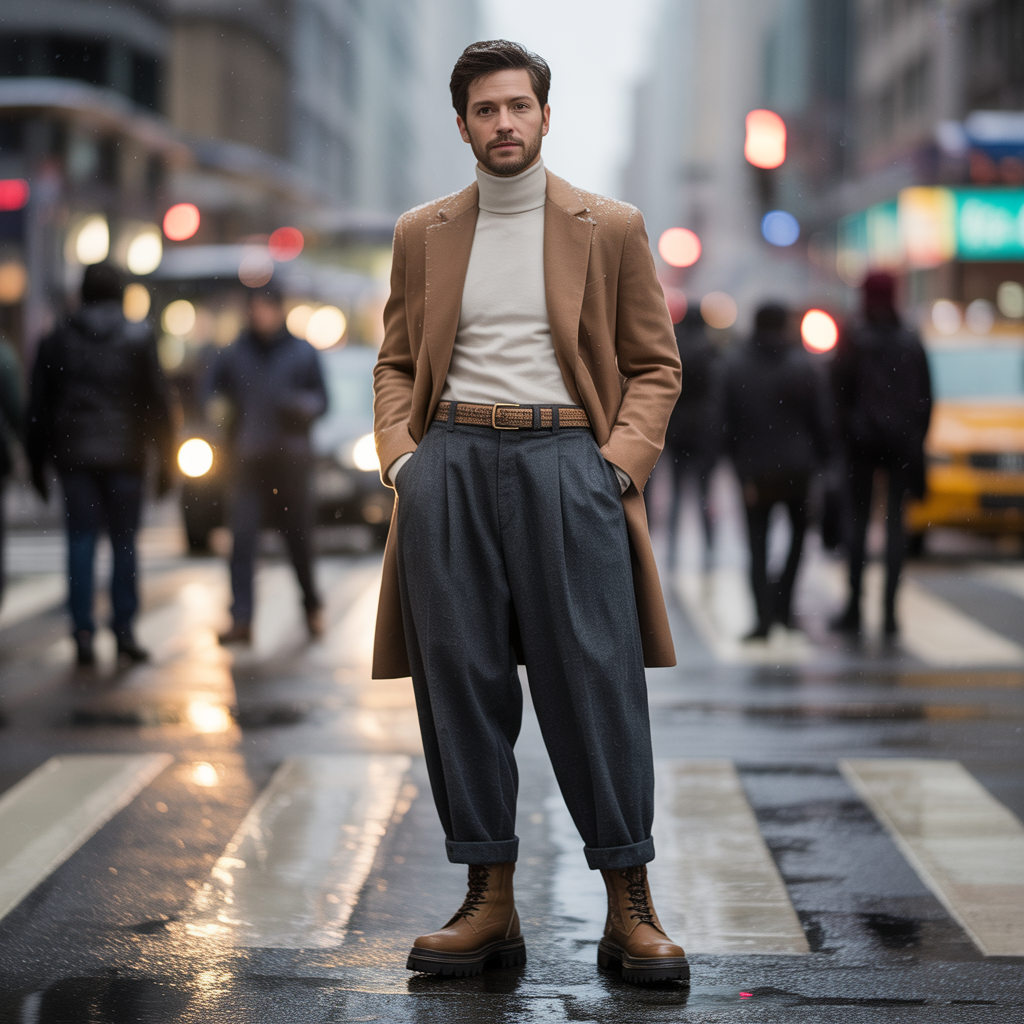 how to style baggy pants in winter menstyle guide